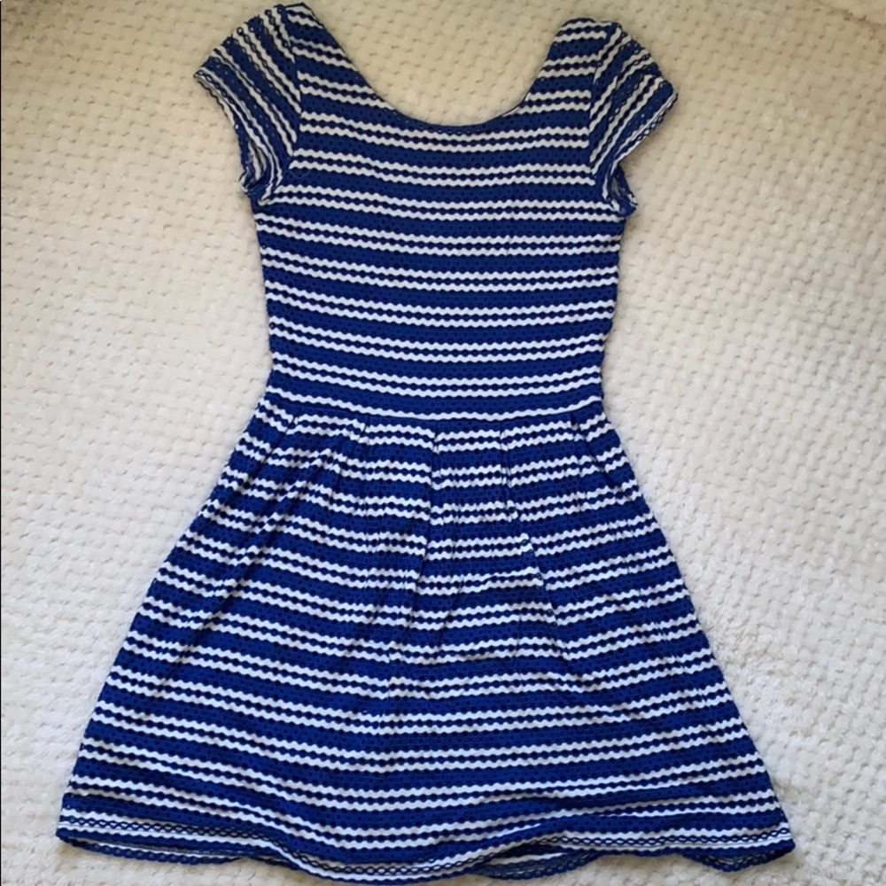 Striped A-Line Dress